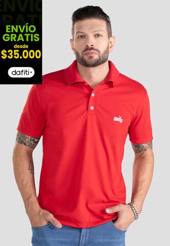 Polo Hombre Rojo Mp 101105 MP