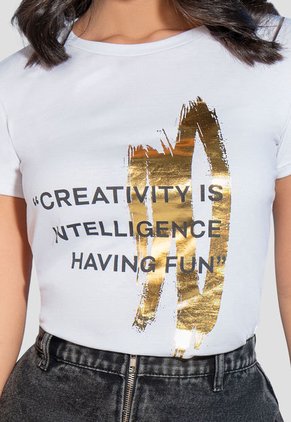 Camiseta Mujer Blanco Mp 105175