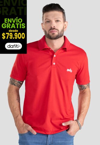 Polo Hombre Rojo Mp 101105 MP