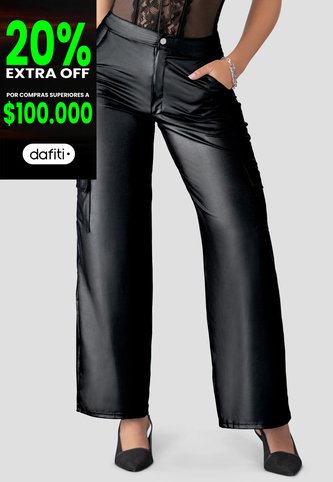 Pantalón Mujer Negro Mp 110268 MP