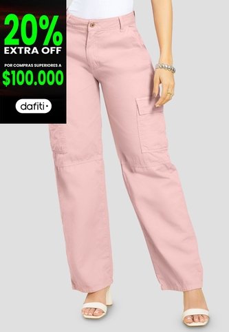 Pantalón Mujer Rosa Polvo Mp 111056 MP