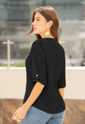 Blusa Mujer Negro Mp 110678