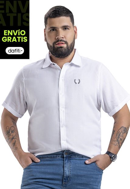 Camisa Hombre Blanco Mp 6878