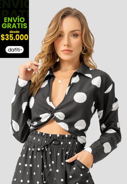 Blusa Mujer Estampado Mp 107969