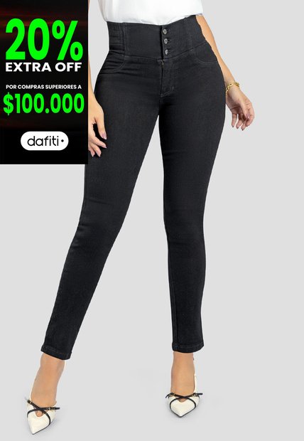 Jean Mujer Negro Mp 111055
