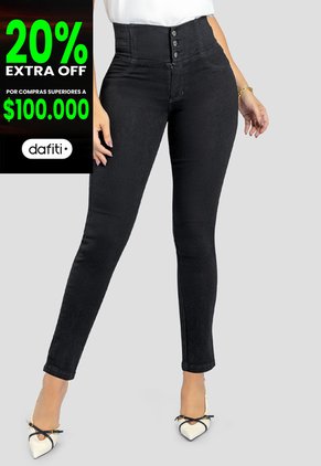 Jean Mujer Negro Mp 111055