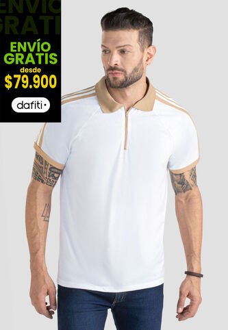 Polo Hombre Blanco Mp 100121 MP