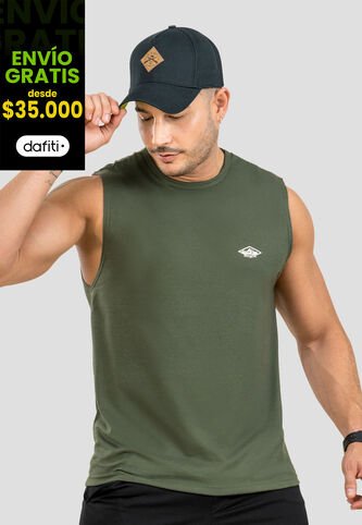 Camisilla Hombre Verde Militar Mp 107011 MP