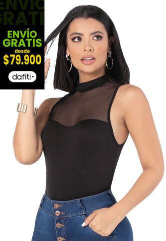 Camiseta Mujer Negro Mp 5951 MP
