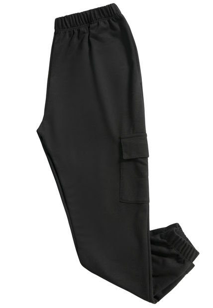 Jogger Infantil Masculino Negro Mp 102611
