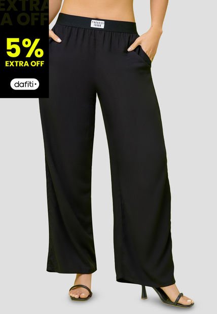 Pantalón Mujer Negro Mp 108101