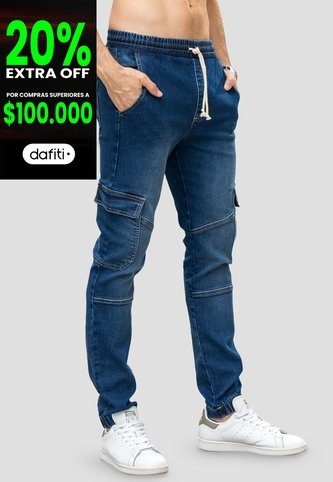 Jogger Hombre Azul Mp 110343 MP