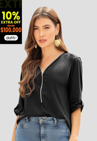 Blusa Mujer Negro Mp 110678 MP