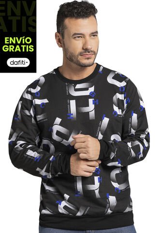 Buzo Hombre Negro Mp 100169 MP