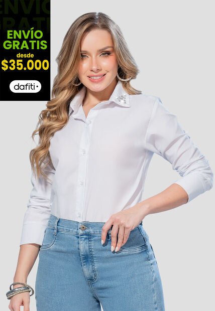 Camisa Mujer Blanco Mp 105621