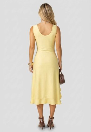 Vestido Mujer Amarillo Claro Mp 115811