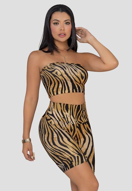 Conjunto Mujer Estampado Mp 100808
