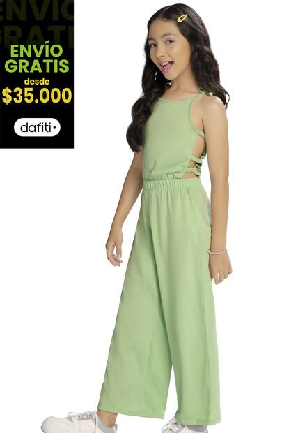 Enterizo Infantil Femenino Pistacho Mp 100720