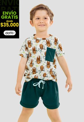 Conjunto Infantil Masculino Multicolor Mp 104963