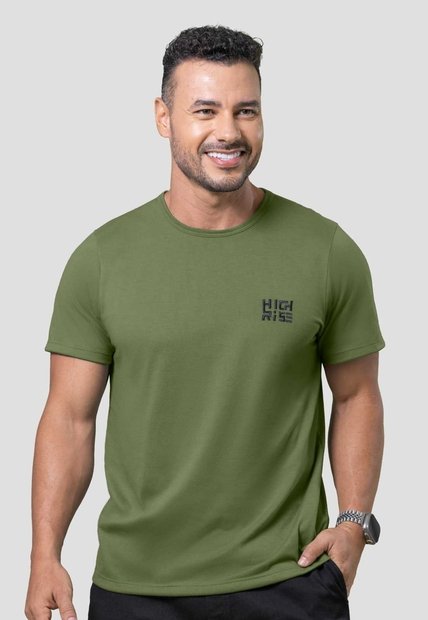Camiseta Hombre Aceituna Mp 101746