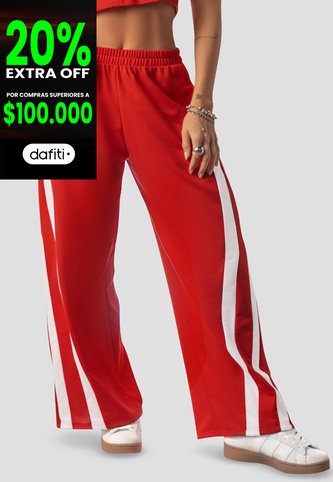 Pantalón Mujer Rojo Mp 110139 MP