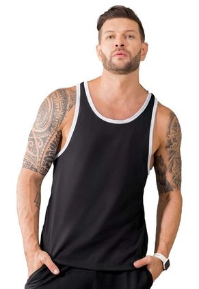 Camisilla Hombre Negro Mp 1944