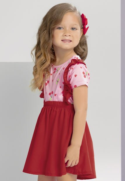 Conjunto Infantil Femenino Multicolor Mp 100475