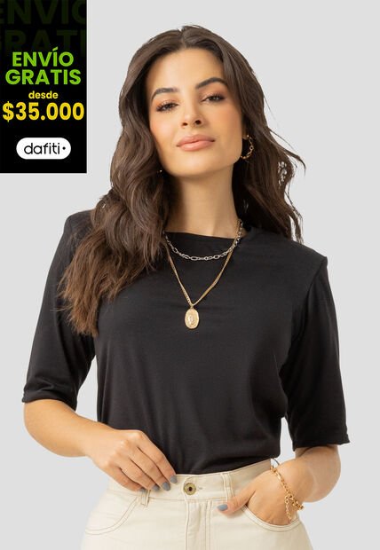 Blusa Mujer Negro Mp 107536
