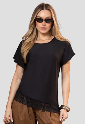 Camiseta Mujer Negro Mp 115862 MP