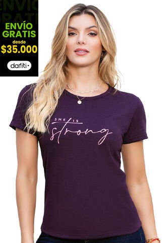 Camiseta Mujer Morado Mp 9670 MP