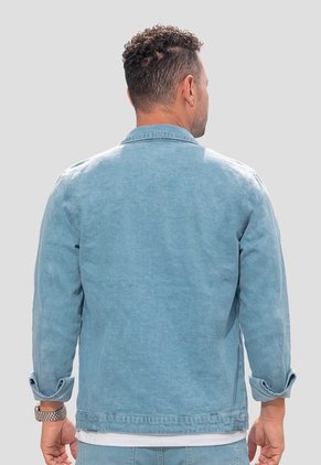 Chaqueta Hombre Azul Claro Mp 115715