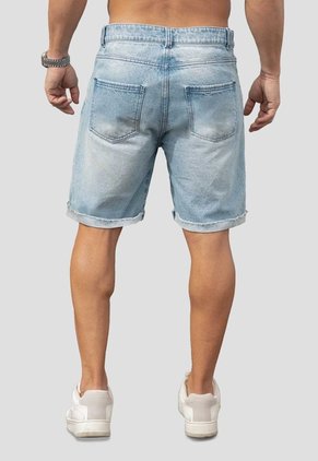 Bermuda Hombre Azul Claro Mp 115803