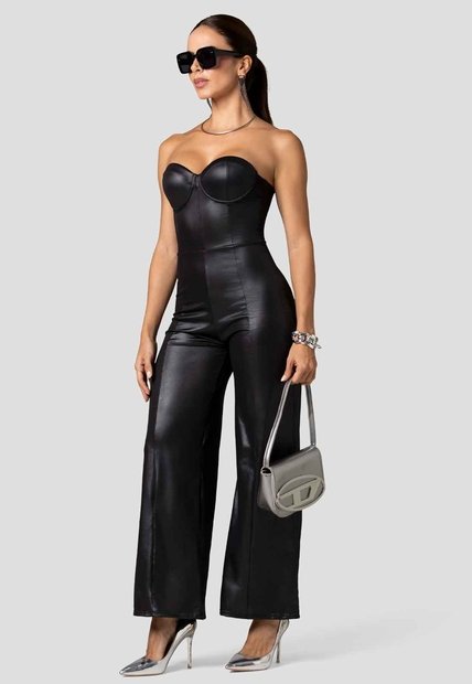 Enterizo Largo Mujer Negro Mp 115871
