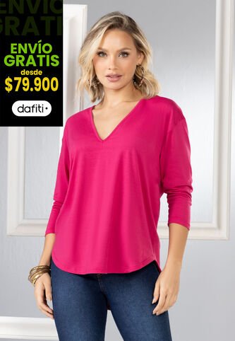 Camiseta Mujer Fucsia Mp 16856 MP