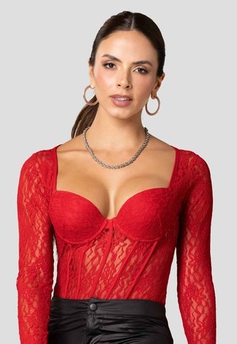 Body Mujer Rojo Mp 115870 MP