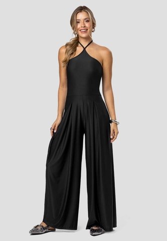 Enterizo Largo Mujer Negro Mp 114464 MP