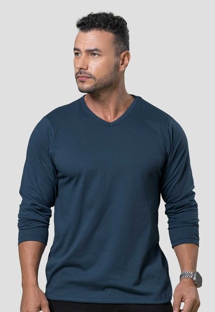 Camibuzo Hombre Azul Oscuro Mp 102564