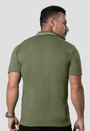 Polo Hombre Aceituna Mp 104124