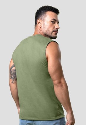 Camisilla Hombre Aceituna Mp 353