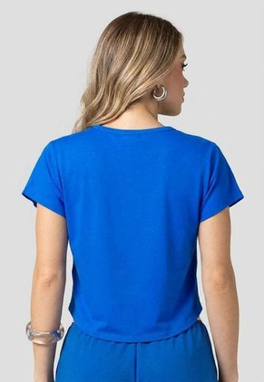 Camiseta Mujer Azul Electrico Mp 115874