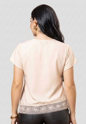 Camiseta Mujer Crema Mp 115862