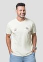 Camiseta Hombre Crema Mp 115909 de MP