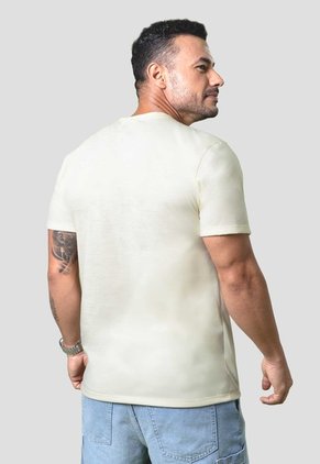 Camiseta Hombre Crema Mp 115909