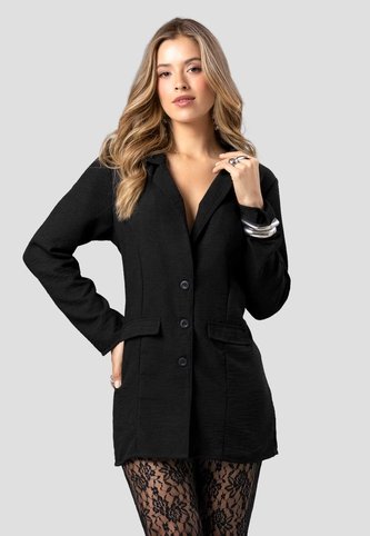 Blazer Mujer Negro Mp 115826 MP