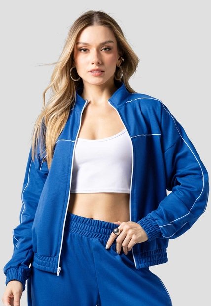 Chaqueta Mujer Azul Electrico Mp 115898