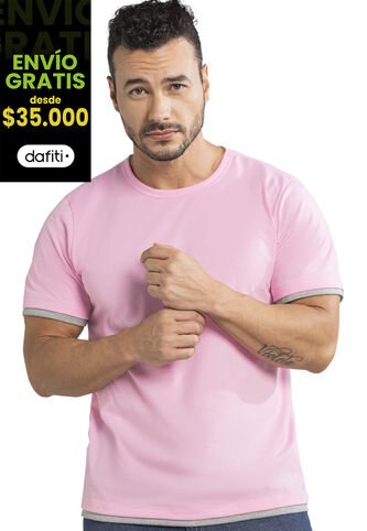 Camiseta Hombre Rosa Mp 389 MP