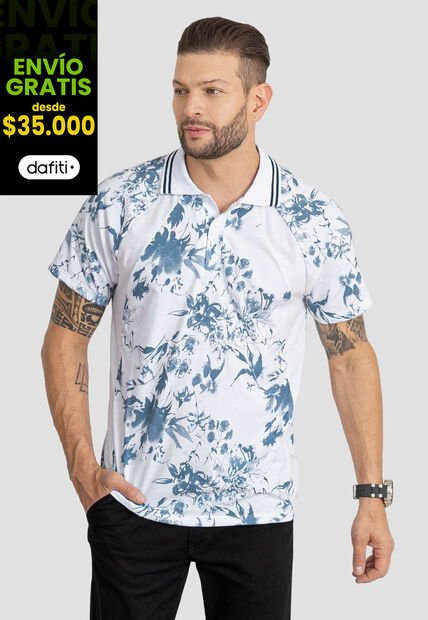 Polo Hombre Blanco Mp 103966