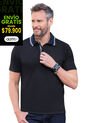 Polo Hombre Negro Mp 7098 de MP