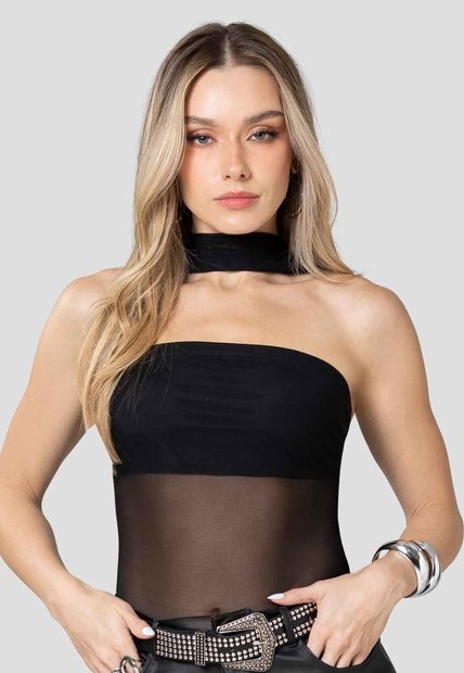 Blusa Mujer Negro Mp 115872