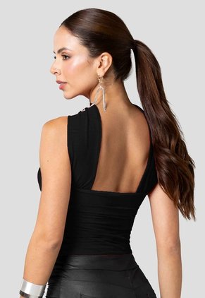 Blusa Mujer Negro Mp 115872